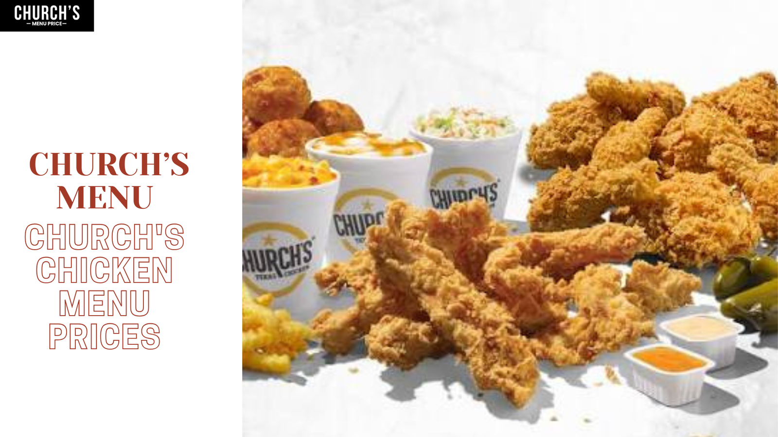 Church's Chicken Menu Price
